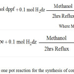 Scheme 3: one pot reaction for the synthesis of complexes.