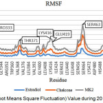 Figure 4: RMSF (Root Means Square Fluctuation) Value during 20 ns Simulation Time.