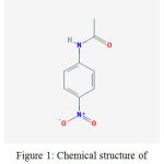 Figure 1: Chemical structure of 4-Nitroacetanilide.
