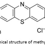 Figure 1: Chemical structure of methylene blue dye.