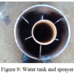 Figure 9: Water tank and sprayer.