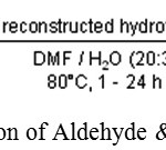 Scheme 6: Reaction of Aldehyde & Alkyl Cyanide.19