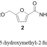 Figure 1: Structure of Methyl-5-(hydroxymethyl)-2-furan carboxylate 1 and derivatives.