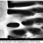 Figure 3.4: SEM Test Results with Magnification 10000 times.