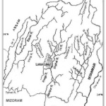 Figure 5: Drainage system of Manipur (Map not to scale).