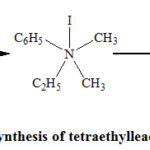 Figure 2: Role of an amine in the synthesis of tetraethyllead from ethyl iodide (Seyferth, 2003)