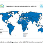 Figure 3: Worldwide use of leaded gasoline as in March 2017 (Nairobi Convention of the UNEP, 2017)5
