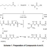 Scheme 1: Preparation of Compounds 4 and 5.