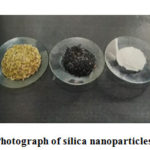 Figure 1: Photograph of silica nanoparticles formation