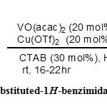 Scheme 2: Synthesis of 2-substituted-1H-benzimidazoles in aqueous medium